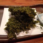 土佐の一風 - 四万十海苔の天ぷら