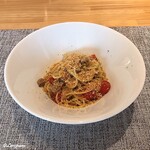 イタリア料理 ルマーカ - 秋刀魚のシチリア風パスタ