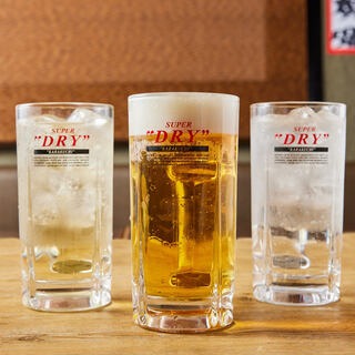 饮料是高杯90日元、啤酒190日元的超低价!!