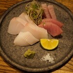 にほん酒と肴 酔音 - 刺身①