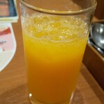 ココス - 美味しくてお代わりまでして、飲んだオレンジジュース！