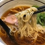 麺屋　焔 - 醤油らぁめんの麺