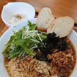 カル麺 - チーズオニグラ麺とリゾめしミニ