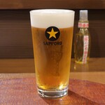 桶家乃隠居 - サッポロ黒ラベル生ビール