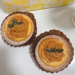 BAKE CHEESE TART - かぼちゃモンブランチーズタルト