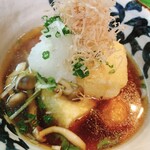 Sakedokoro Umaiya - 鶏つくねと揚げ出し豆腐