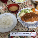 キッチン長崎 - ロースみそカツセット