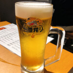 ホルモン青木 - 御ビール。