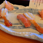 鮨いの上 - トロ、大海老