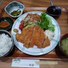 Resutoran Asagiri - チキンカツ定食（８００円）