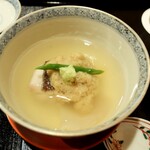 津の守坂 小柴 - あつ物（甘鯛の蓮蒸し）