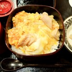 津の守坂 小柴 - お食事（丹波黒鶏の親子丼）