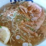とうふ屋ら～めん - 2012.11ラーメン、トッピングを入れて。