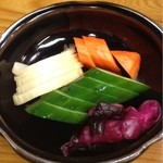 にしきや - お新香（250円）