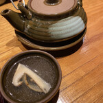 天婦羅 割烹 田崎 - 松茸と甘鯛の土瓶蒸し