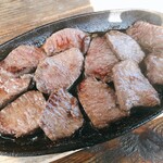 在原の業平園 - 鹿ロースステーキ