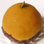 森のおはぎ - 黄身かぼちゃ黒米もち（180円）