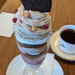 クリクリ - モンブランパフェ1100円(~2021.11.7)
