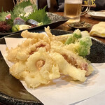 海のまんま・海鮮味楽 - ゲソの天ぷら！