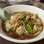 中華食堂 かどや - ◎小エビと豚バラの野菜そば