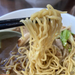 中華食堂 かどや - 麺もわりかし好み、なのである