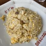 中華食堂 かどや - 半炒飯、ですが食べ応えがありますえ…