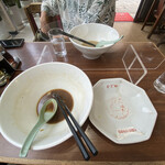 中華食堂 かどや - 全て完食、ほぼ完飲（スープの飲み過ぎには気をつけましょう）