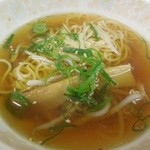 潟 - 豚キムチ定食のミニラーメン