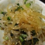 潟 - 豚キムチ定食の香の物