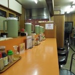 潟 - カウンター