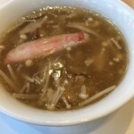 鵬天閣 - フカヒレと衣笠茸、茸の上湯とろみスープ