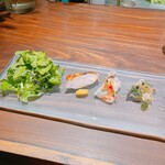 ダ ゴトウ - 前菜３種サラダ仕立て