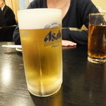 月乃家寿司 - 生ビールとウーロンハイ乾杯！