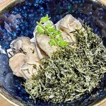 Shinsuke - 牡蠣の山椒オイル漬け　いい感じに水分が抜けて旨味が強いです　牡蠣好きならマストでしょう