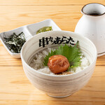 高湯茶泡飯(鮭魚、梅子、青花魚)各種