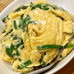 かつぎや - 大好物のふんわりにら玉は若造にも好評でした