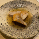 鮨 なんば - 北海道夜市の鮟肝・良い部分ご少なく、今回は歩留りが悪くなり、一切れ4000円位とか…