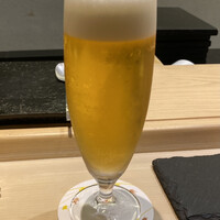 鮨 なんば 日比谷 - ビールも普通に飲める様になりましたね！
