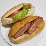 大黒製パン - ハムカツ 260円　大黒サンド 260円