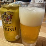 天麩羅 えびのや - 恵比寿ビール