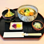 Shikisaryou Edo - 【愛鯛のけんちん蕎麦と小天丼セット】11月限定販売