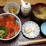 松川温泉松楓荘 - 虹鱒いくら丼セット1000円