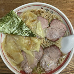 麺壱 吉兆 - 焼豚麺ワンタン大盛