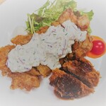 Demi cutlet and chicken nanban lunch