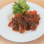 Special demi-glace cutlet lunch