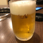 ホルモン焼まる屋 - 生ビール