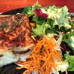 コントワール ミサゴ - 蝦夷鹿のラザニア＆サラダプレート 1100円