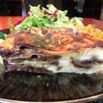 コントワール ミサゴ - 蝦夷鹿のラザニア＆サラダプレート 1100円