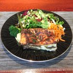 コントワール ミサゴ - 蝦夷鹿のラザニア＆サラダプレート 1100円
