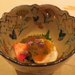 くろぎ - 抜き立てのあん肝 ちり酢